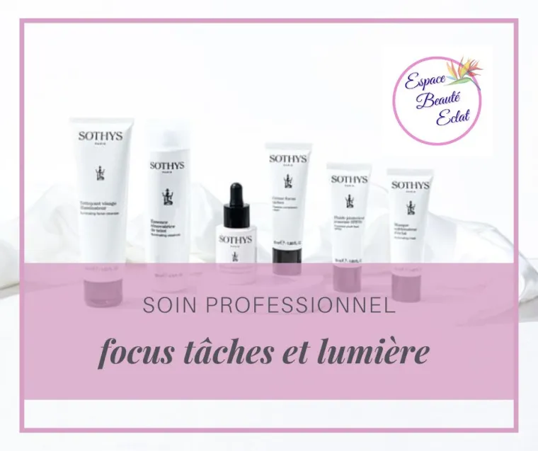 Soin professionnel focus tâches et lumière, Saint-Paul, Espace Beauté Éclat